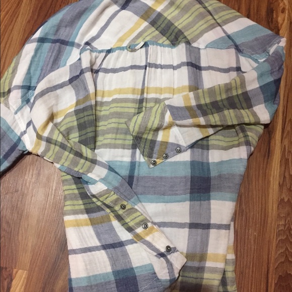 Free People plaid shirt - Picture 2 of 2